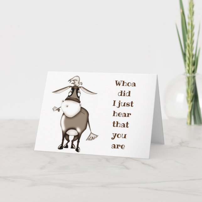 CARTE J'AI ENTENDU LA NOUVELLE QUE VOUS ÊTES **RETRAITE" (Devant)