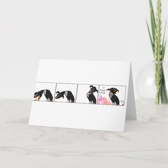 Carte "J'ai fait de la nourriture" (Devant)