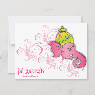 Carte Jai Ganesh Elephant Designs