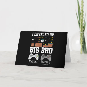 Carte J'ai nivelé à Big Bro !, Gamer nouveau frère