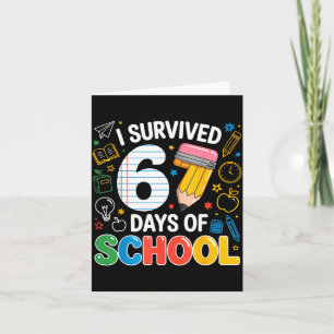 Carte J'ai Survécu 67 Jours D'école Drôle Mème Professeu