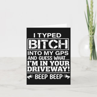 Carte J'ai tapé dans mon gps et devine quoi je suis dans