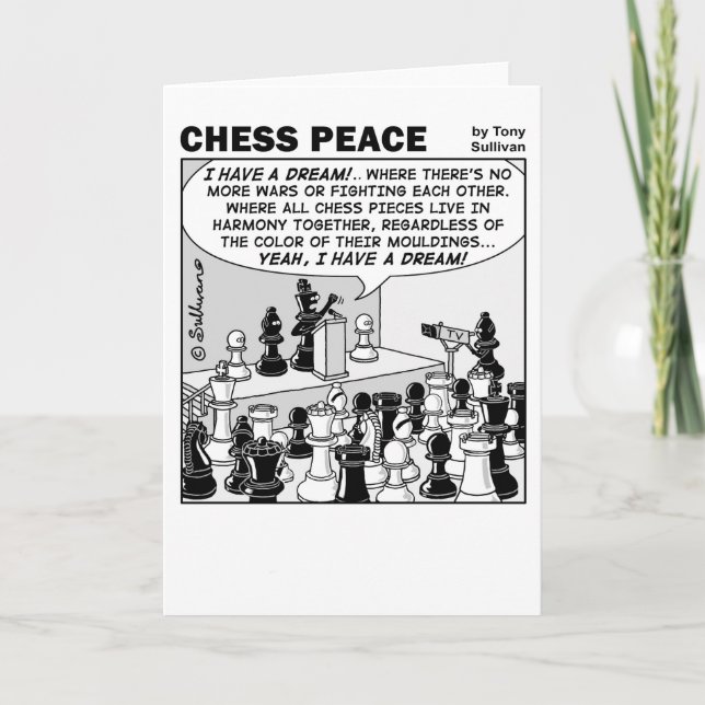 Carte J'ai un dessin animé de Chess Peace (Devant)