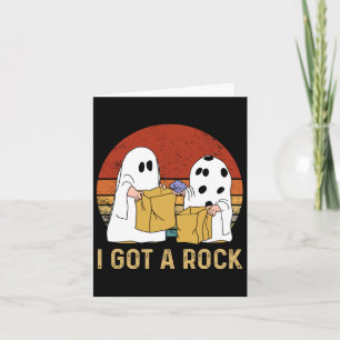 Carte J'Ai Une Chemise Rocheuse Halloween Trick Ou Treat