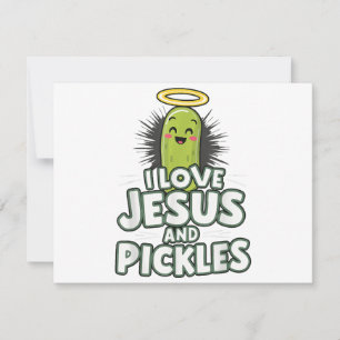 Carte J'Aime Jésus Et Les Piquettes