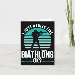 Carte J'aime Juste Vraiment Les Biathlons Ok Sports Biat