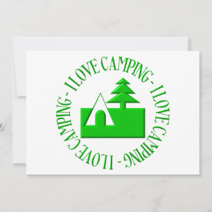 Carte J'aime le camping
