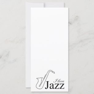 Carte J'aime le jazz