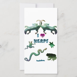 Carte J'aime les herbes