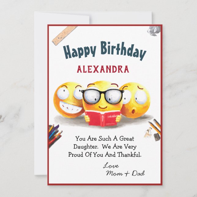 Carte J'Aime Lire Lecteur De Livres (Devant)