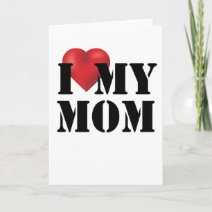 Carte J'aime ma maman