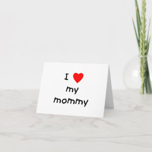 Carte J'aime ma maman