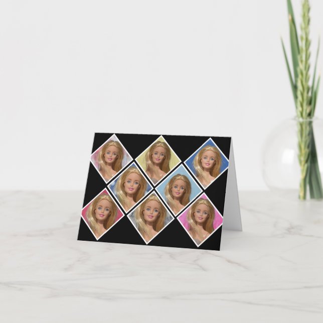 Carte J'aime mes poupées (Devant)