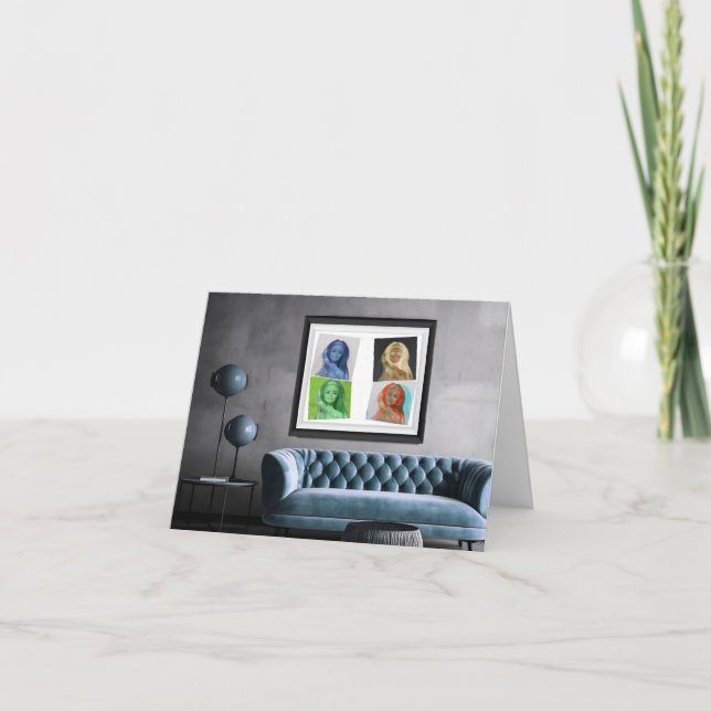 Carte J'aime mes poupées (Devant)