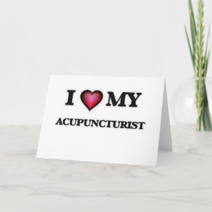Carte J'aime mon acupuncteur
