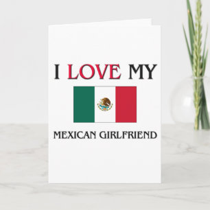Carte J'aime mon amie mexicaine
