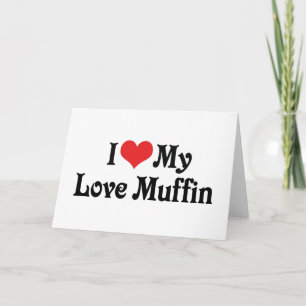 Carte J'Aime Mon Amour Muffin