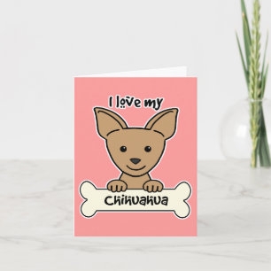 Carte J'Aime Mon Chihuahua