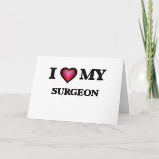 Carte J'aime mon chirurgien