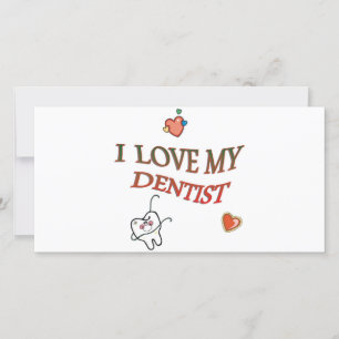 CARTE J'AIME MON DENTISTE