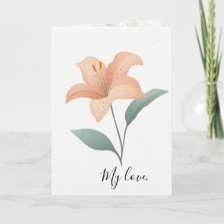 Carte "J'aime notre vie ensemble"