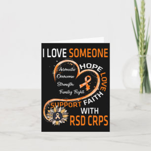 Carte J'Aime Quelqu'Un Avec Rsd Crps Sensibilisation Tou