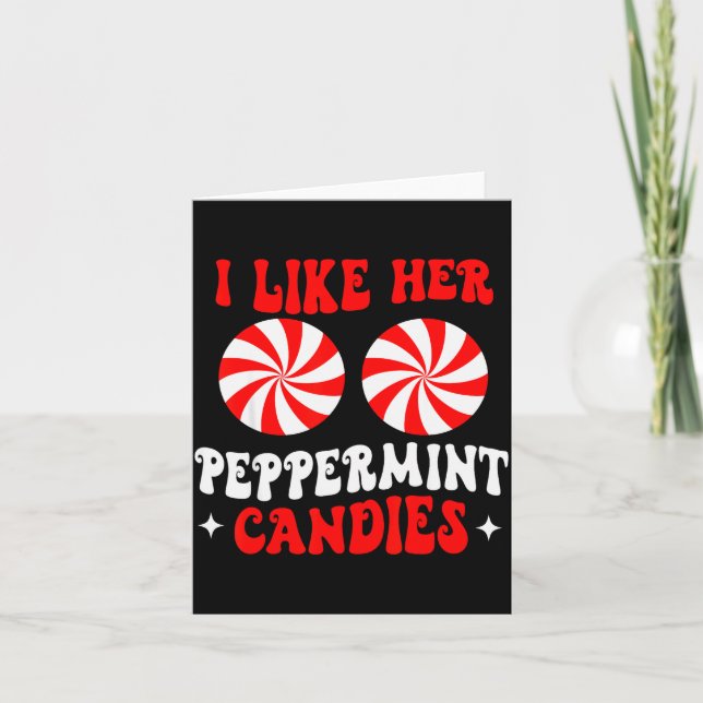 Carte J'aime Ses Bonbons Au Poivre Couples Assortiment C (Devant)