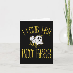 Carte J'Aime Son Boo Bees Couples Halloween Costum Adult