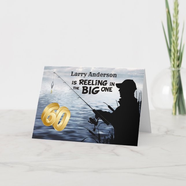 Carte Jalon des pêcheurs adultes 60 Anniversaire du Big  (Devant)