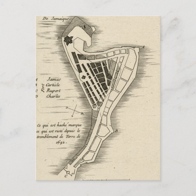 CARTE : JAMAICA, 1755 (Devant)