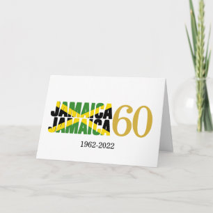 Carte JAMAICA 60e anniversaire de l'indépendance