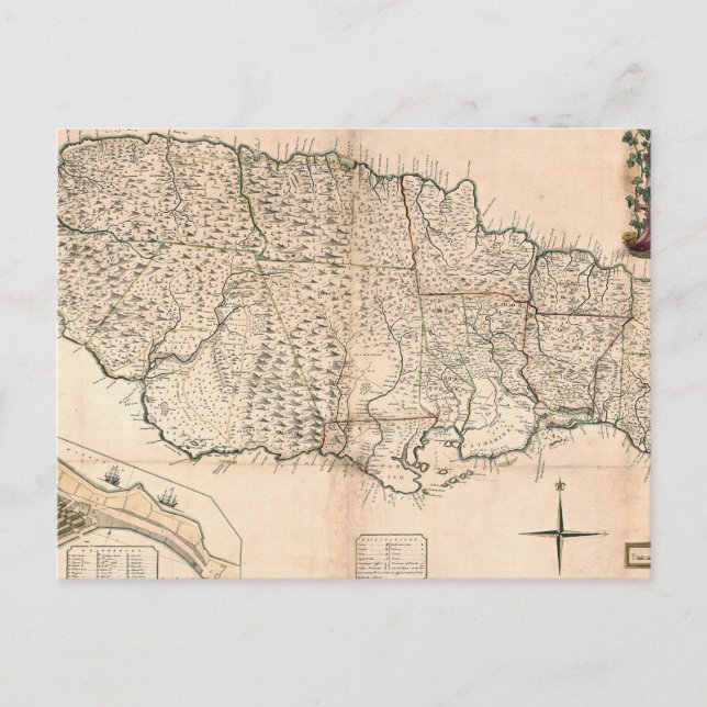 CARTE : JAMAÏQUE, 1755 2 (Devant)