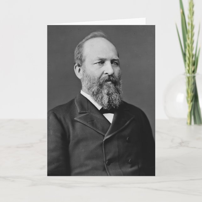 Carte James Garfield 20e président (Devant)