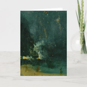 Carte James Whistler - Nocturne en noir et or