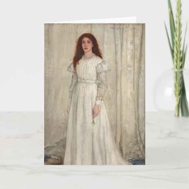 Carte James Whistler - Symphonie en blanc no 1 (Devant)