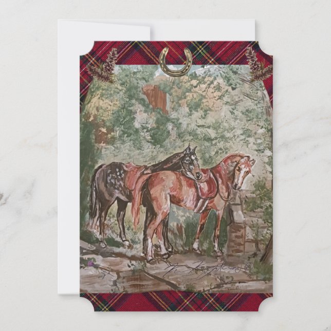 Carte jamie & poppy tartan hunt (Devant)