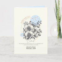 Janvier à février Fleur de naissance Personnalisé