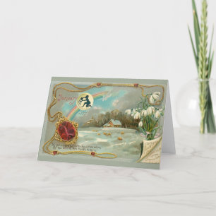 Carte Janvier Anniversaire