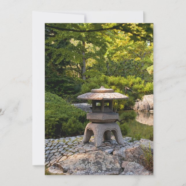 Carte Japanese Garden - Traditional Aesthetic  (Devant)