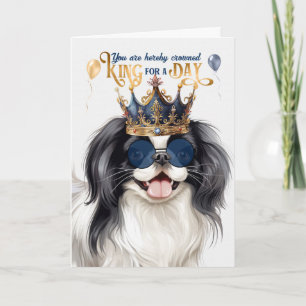 Carte Japonais Chin Chien King pour une journée d'annive