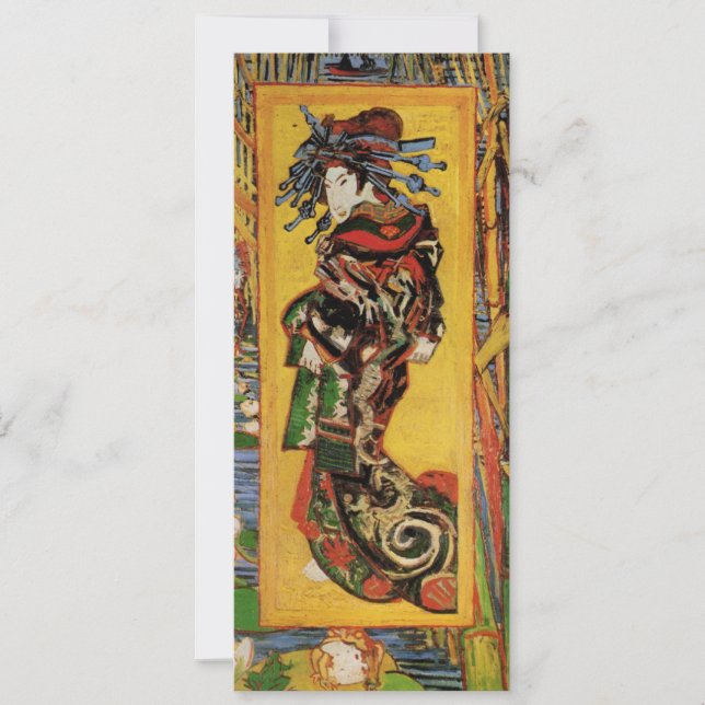 Carte Japonais Courtesan Oiran par Vincent van Gogh (Devant)