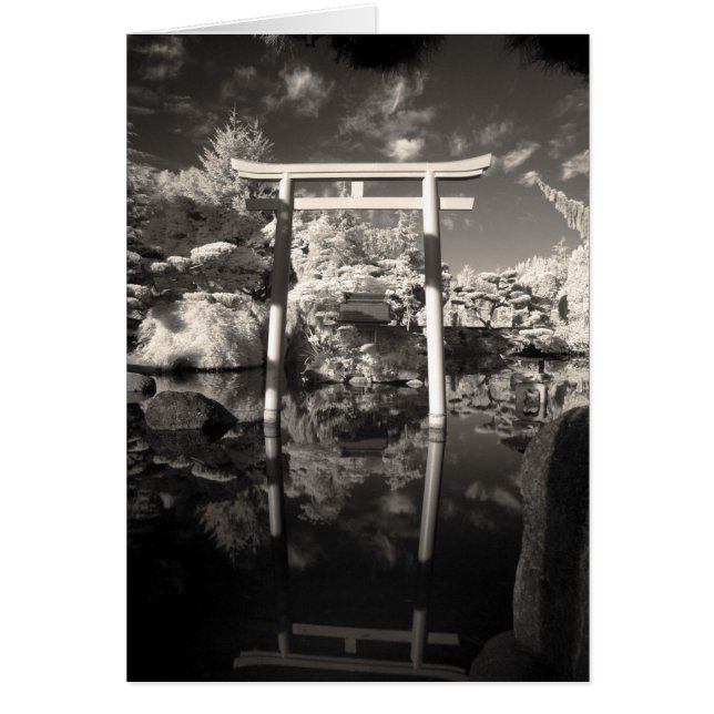 Carte japonaise de jardin (Devant)