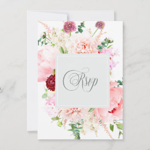 Carte Jardin aquarelle sauvage RSVP  