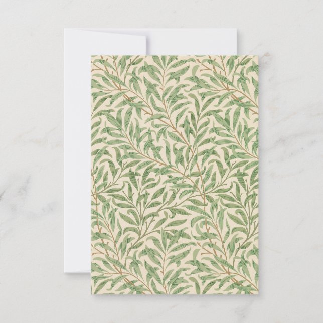 Carte Jardin aux branches de saule de William Morris Fle (Devant)