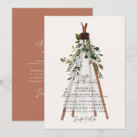 Jardin botanique bohème moderne teepee botanique