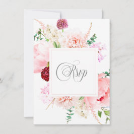 Carte Jardin d'aquarelle sauvage RSVP |