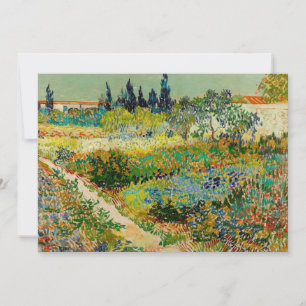 Carte Jardin d'Arles   Vincent van Gogh