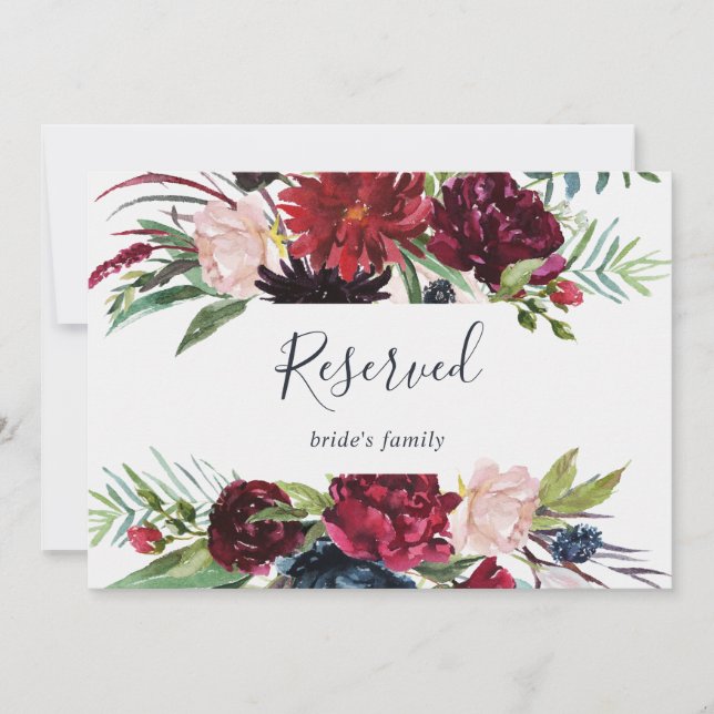 Carte Jardin d'automne | SIGNE RÉSERVÉ Bourgogne (Devant)