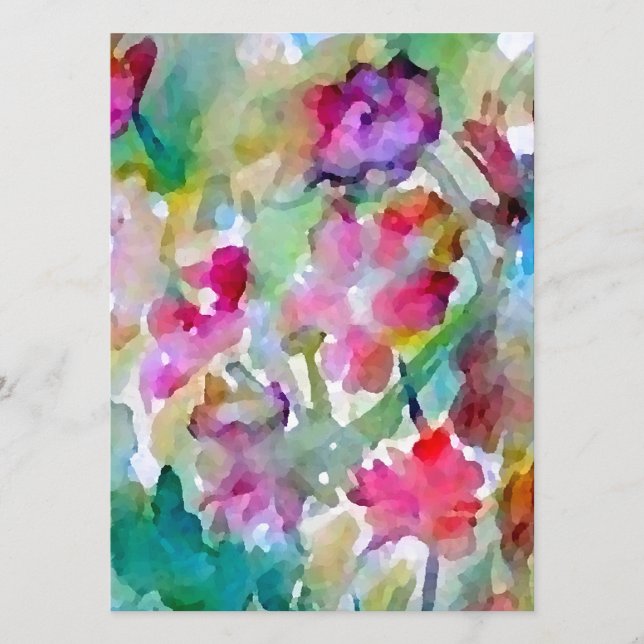 Carte Jardin de fleurs CricketDiane (Devant)