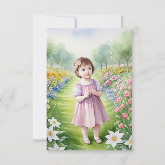 Carte Jardin de printemps (Devant)